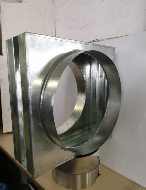 Plenum box with filter rail - Produced by Coolduct